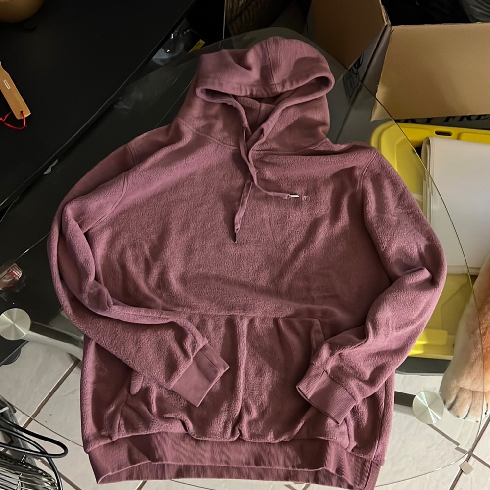 MEN’s Flexliving Fleece Teddy Bear Hoodie size SMALL